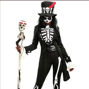 HALLOWEEN COSTUME | Voodoo Skeleton Costume. Medium